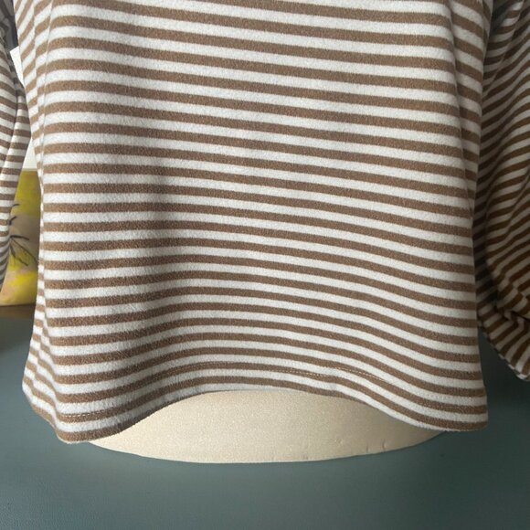 Artlove Paris Striped puffed sleeve top - size medium, twee, tomatogirl, French - Picture 4 of 14